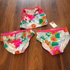 NWT Size 9-10 Mini Boden Bikini with 3 Pieces